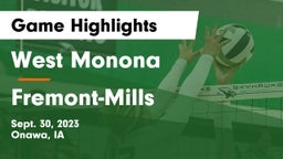 West Monona  vs Fremont-Mills  Game Highlights - Sept. 30, 2023
