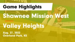 Shawnee Mission West vs Valley Heights  Game Highlights - Aug. 27, 2022