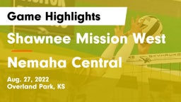Shawnee Mission West vs Nemaha Central  Game Highlights - Aug. 27, 2022