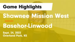 Shawnee Mission West vs Basehor-Linwood  Game Highlights - Sept. 24, 2022