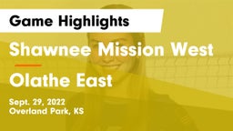 Shawnee Mission West vs Olathe East  Game Highlights - Sept. 29, 2022