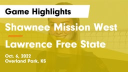 Shawnee Mission West vs Lawrence Free State  Game Highlights - Oct. 6, 2022