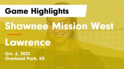 Shawnee Mission West vs Lawrence  Game Highlights - Oct. 6, 2022