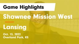 Shawnee Mission West vs Lansing  Game Highlights - Oct. 13, 2022