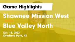Shawnee Mission West vs Blue Valley North  Game Highlights - Oct. 18, 2022