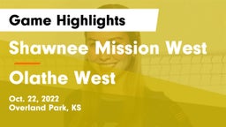 Shawnee Mission West vs Olathe West   Game Highlights - Oct. 22, 2022