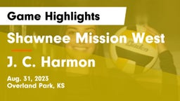 Shawnee Mission West vs J. C. Harmon  Game Highlights - Aug. 31, 2023