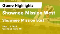 Shawnee Mission West vs Shawnee Mission East  Game Highlights - Sept. 19, 2023