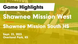 Shawnee Mission West vs Shawnee Mission South HS Game Highlights - Sept. 23, 2023