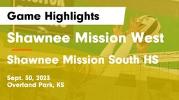Shawnee Mission West vs Shawnee Mission South HS Game Highlights - Sept. 30, 2023