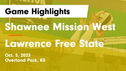 Shawnee Mission West vs Lawrence Free State  Game Highlights - Oct. 5, 2023
