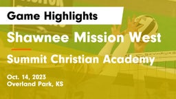Shawnee Mission West vs Summit Christian Academy Game Highlights - Oct. 14, 2023