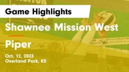Shawnee Mission West vs Piper  Game Highlights - Oct. 12, 2023