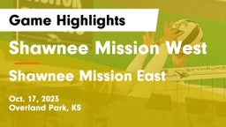 Shawnee Mission West vs Shawnee Mission East  Game Highlights - Oct. 17, 2023