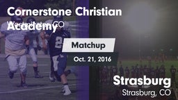 Matchup: Cornerstone vs. Strasburg  2016