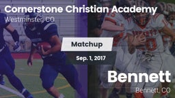 Matchup: Cornerstone vs. Bennett  2017