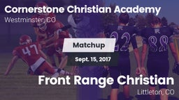 Matchup: Cornerstone vs. Front Range Christian  2017