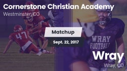 Matchup: Cornerstone vs. Wray  2017