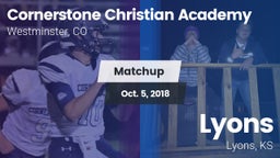 Matchup: Cornerstone vs. Lyons  2018