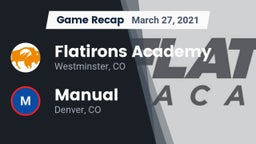 Recap: Flatirons Academy vs. Manual  2021