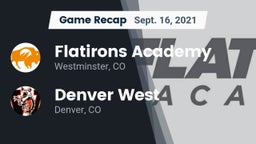 Recap: Flatirons Academy vs. Denver West  2021