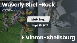 Matchup: Waverly Shell-Rock  vs. F Vinton-Shellsburg 2017