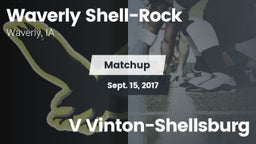 Matchup: Waverly Shell-Rock  vs. V Vinton-Shellsburg 2017