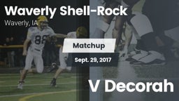 Matchup: Waverly Shell-Rock  vs. V Decorah 2017
