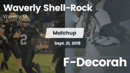 Matchup: Waverly Shell-Rock  vs. F-Decorah 2018