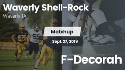 Matchup: Waverly Shell-Rock  vs. F-Decorah 2019