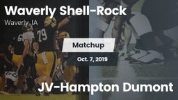 Matchup: Waverly Shell-Rock  vs. JV-Hampton Dumont 2019