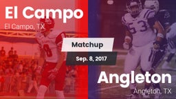 Matchup: El Campo  vs. Angleton  2017