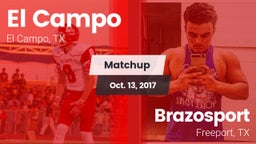 Matchup: El Campo  vs. Brazosport  2017