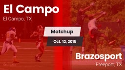 Matchup: El Campo  vs. Brazosport  2018