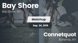 Matchup: Bay Shore High vs. Connetquot  2016