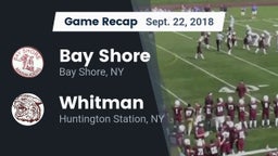Recap: Bay Shore  vs. Whitman  2018