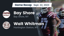 Recap: Bay Shore  vs. Walt Whitman  2023