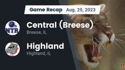 Recap: Central  (Breese) vs. Highland  2023