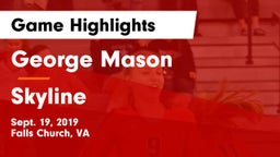George Mason  vs Skyline  Game Highlights - Sept. 19, 2019