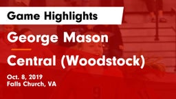 George Mason  vs Central (Woodstock) Game Highlights - Oct. 8, 2019