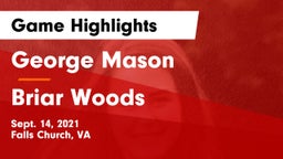 George Mason  vs Briar Woods  Game Highlights - Sept. 14, 2021