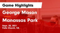 George Mason  vs Manassas Park Game Highlights - Sept. 28, 2021