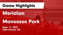 Meridian  vs Manassas Park Game Highlights - Sept. 11, 2023