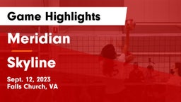 Meridian  vs Skyline  Game Highlights - Sept. 12, 2023