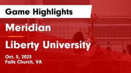 Meridian  vs Liberty University  Game Highlights - Oct. 5, 2023