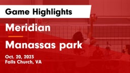 Meridian  vs Manassas park Game Highlights - Oct. 20, 2023