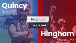 Matchup: Quincy  vs. Hingham  2017