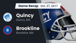 Recap: Quincy  vs. Brookline  2017