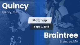 Matchup: Quincy  vs. Braintree  2018