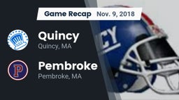 Recap: Quincy  vs. Pembroke  2018